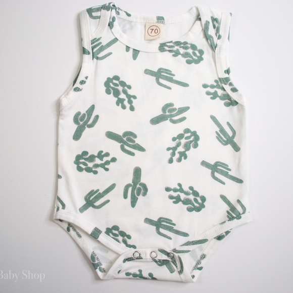 Cactus Print 3 Piece Set Bloomer Headband - Picture 5 of 10